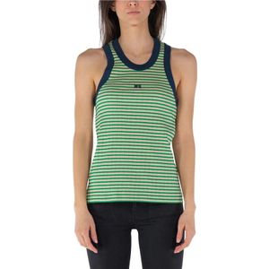 Wales Bonner, Dames, Tops, Groen, Maat: S Katoen,