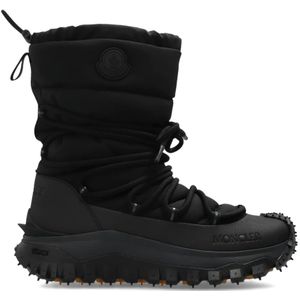 Moncler, Heren, Schoenen, Zwart, Maat: 39 EU Nylon,