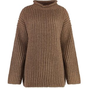 Malo, Dames, Truien, Bruin, Maat: M Zijde,