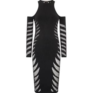 Roberto Cavalli, Dames, Jurken, Zwart, Maat: ONE Size