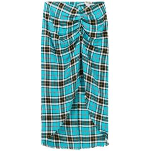 8Pm, Dames, Rokken, Blauw, Maat: M Viscose,