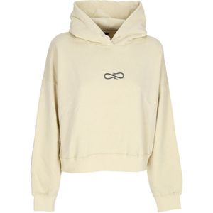 Propaganda, Dames, Sweatshirts & Hoodies, Beige, Maat: L Katoen,