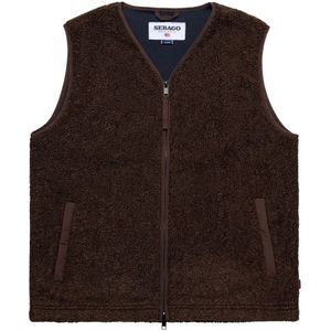 Sebago, Heren, Jassen, Bruin, Maat: S Fleece,