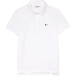 Lacoste, Dames, Tops, Wit, Maat: XL Katoen,