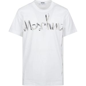 Moschino, Heren, Tops, Wit, Maat: XL