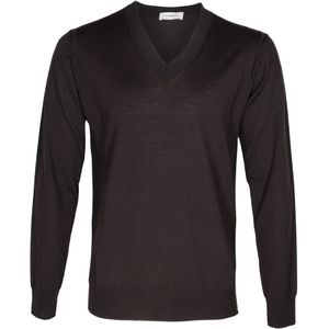 Paolo Pecora, Heren, Truien, Bruin, Maat: M Wol,