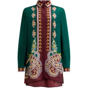 Etro, Dames, Blouses & Shirts, Veelkleurig, Maat: XS