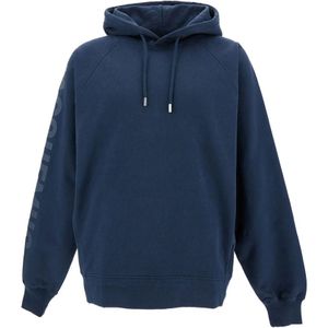 Jacquemus, Heren, Sweatshirts & Hoodies, Blauw, Maat: S Katoen,