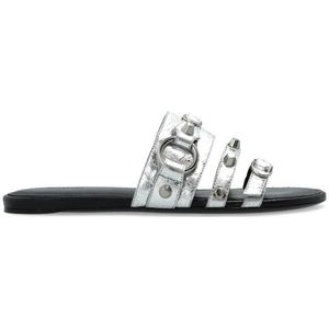 Balenciaga, Dames, Schoenen, Grijs, Maat: 36 EU Leer,