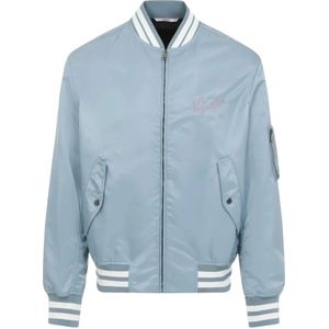 Valentino, Heren, Jassen, Grijs, Maat: L Polyamide,