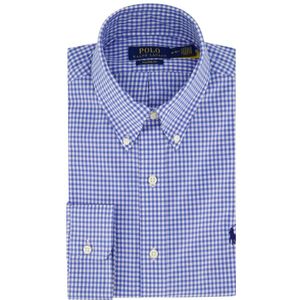 Polo Ralph Lauren, Heren, Overhemden, Blauw, Maat: L Katoen,
