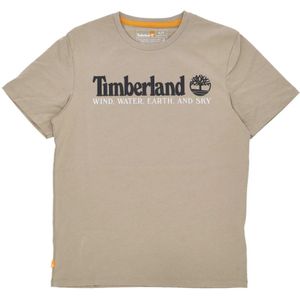 Timberland, Heren, Tops, Beige, Maat: XL Katoen,