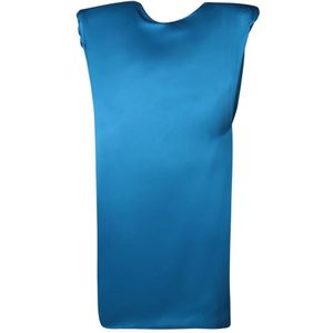 Rev, Dames, Jurken, Blauw, Maat: 3XS Poliester,