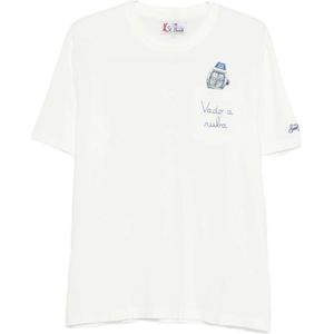 MC2 Saint Barth, Heren, Tops, Wit, Maat: XL