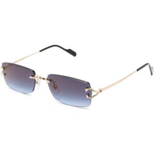 Cartier - Ct 0550S 002 - Zonnebrillen - Geel - 56 MM