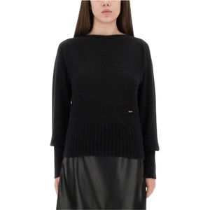 Tom Ford, Dames, Truien, Zwart, Maat: L Zijde,