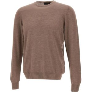 Gran Sasso, Heren, Truien, Bruin, Maat: 2XL Zijde,