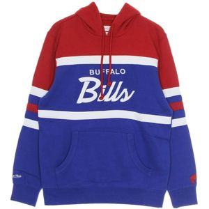 Mitchell & Ness, Heren, Sweatshirts & Hoodies, Blauw, Maat: S