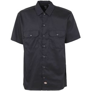 Dickies, Heren, Overhemden, Zwart, Maat: S