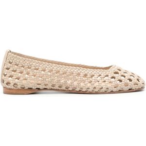 Paloma Barceló, Dames, Schoenen, Beige, Maat: 39 EU Leer,