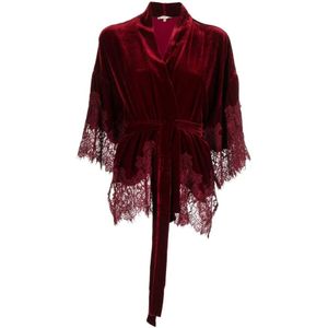 Gold Hawk, Dames, Blouses & Shirts, Rood, Maat: XS Zijde,