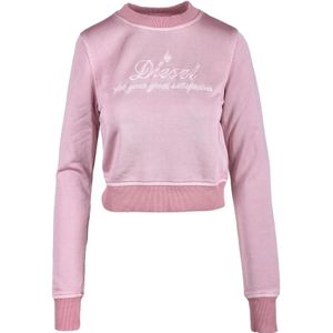 Diesel, Dames, Sweatshirts & Hoodies, Roze, Maat: S