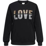 ONLY CARMAKOMA - Sweatshirt - Regular Fit - O-hals - Korte Mouwen