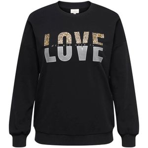 ONLY CARMAKOMA - Sweatshirt - Regular Fit - O-hals - Korte Mouwen