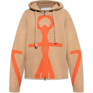 JW Anderson, Dames, Truien, Beige, Maat: L Wol,
