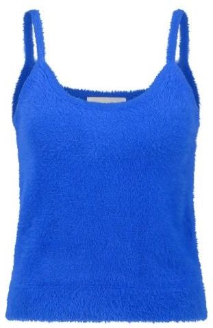 Fabienne Chapot - Kate Top - Blauw - Ronde Hals - Dunne Bandjes
