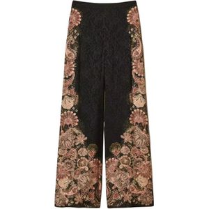 Twinset - 252TP2041 - Palazzo Broek - Zwart - Viscose