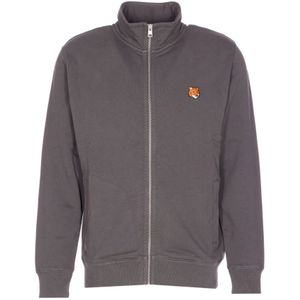Maison Kitsuné, Heren, Sweatshirts & Hoodies, Grijs, Maat: L