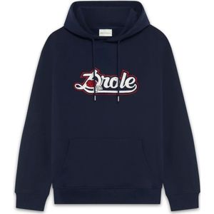 Drole de Monsieur, Heren, Sweatshirts & Hoodies, Blauw, Maat: L Katoen,