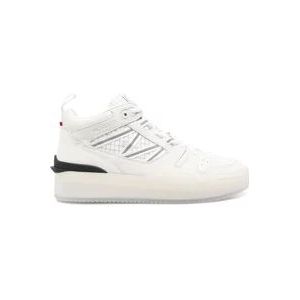 Moncler Witte hoge top sneakers , White , Dames , Maat: 39 EU