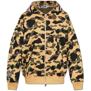 A Bathing Ape, Heren, Sweatshirts & Hoodies, Geel, Maat: M Katoen,