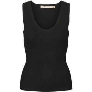 RUE de Femme, Dames, Tops, Zwart, Maat: XS Viscose,
