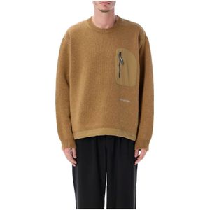 And Wander, Heren, Truien, Beige, Maat: S Wol,