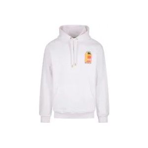 Casablanca Gradient LArche Hoodie Wit , White , Heren , Maat: L