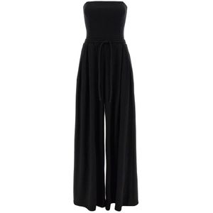 Giovanni Bedin, Dames, Jumpsuits & Playsuits, Zwart, Maat: 2XS Zijde,