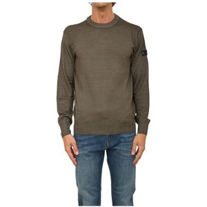 Peuterey, Heren, Truien, Groen, Maat: XL Wol,