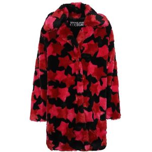 Versace Jeans Couture, Dames, Mantels, Veelkleurig, Maat: 2XS Acryl,