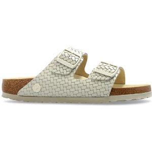 Birkenstock, Dames, Schoenen, Beige, Maat: 40 EU Leer,