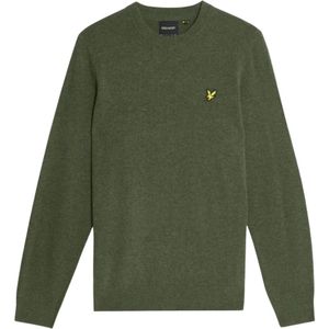 Lyle & Scott, Heren, Truien, Groen, Maat: XL Wol,