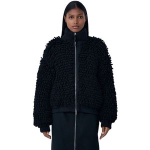 Moncler, Dames, Truien, Zwart, Maat: XS Wol,