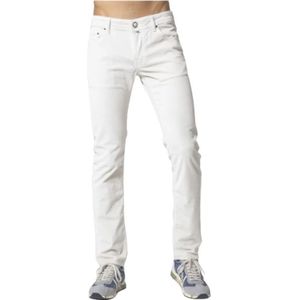 Jacob Cohën, Heren, Jeans, Wit, Maat: W38 Corduroy,