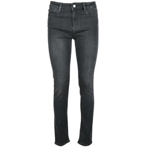 Love Moschino, Dames, Jeans, Zwart, Maat: W26 Katoen,