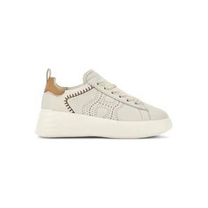 Hogan Rebel H564 Beige Sneakers , Beige , Dames , Maat: 36 EU