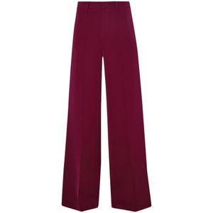 Liu Jo - Dames Tailored Stitch Detail Broek - Rood
