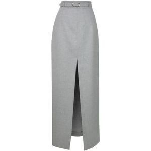 Guaja., Dames, Rokken, Grijs, Maat: 2XS