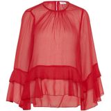 SAINT TROPEZ - Blouse 'SZMazelle' - Rood - Blouseshirt - Oversized